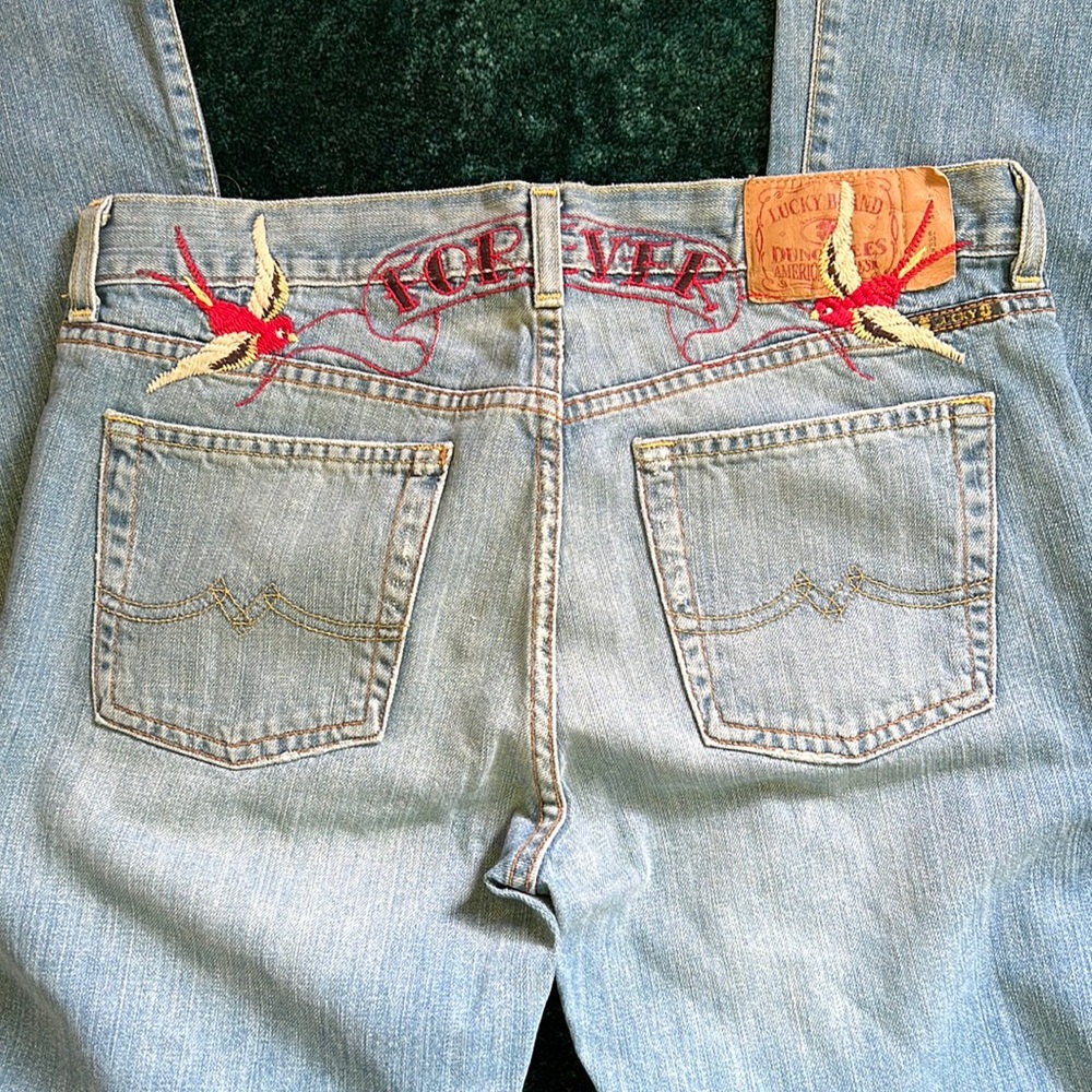Lucky brand Dungarees forever jeans size 10.